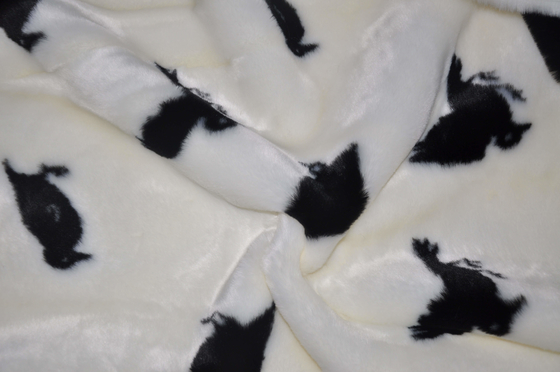 Flanel Polar Kumaş Pamuklu Polyester 150cm Desenli 565gsm