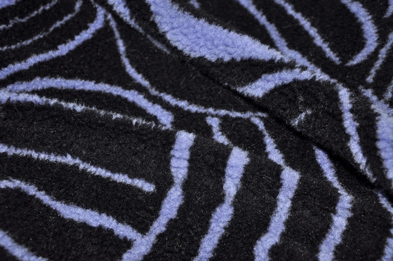 %100 Polyester 150cm CW Veya Ayarlanabilir 335gsm Suni Sherpa Kumaş