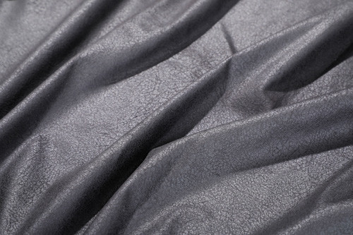 Kaplama Gri Faux Süet Kumaş Polyester, Elastik Faux Mikrosüet Kumaş