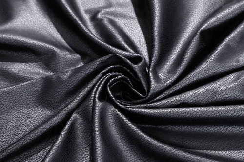 Kırışıklık Siyah Faux Süet Çarşaf Polyester 155cm