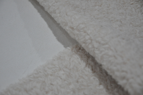 600gsm Kürk Katı Sherpa Kaplama Süet Polar Polar Kumaş