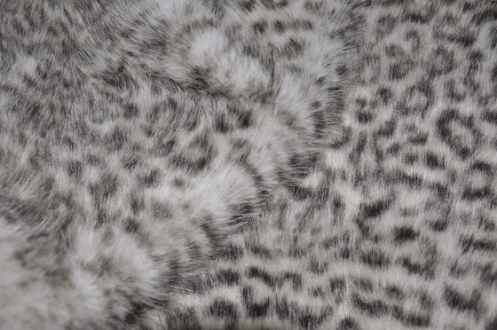 % 100 Polyester Leopar Baskı Kumaş Kırışıklığa Dayanıklı 150CM Genişlik
