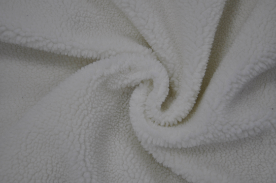 %100 Polyester 150cm CW Veya Ayarlanabilir 300gsm Suni Sherpa Kumaş