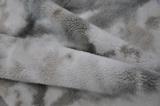 100 P Polyester Katı Sherpa Faux Fur Kumaş 150cm Sıcak