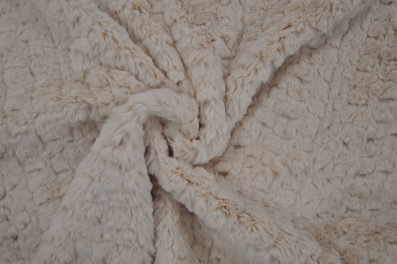 Suni Tavşan Kürk Kumaşı %100 Polyester 150cm CW Veya Ayarlanabilir