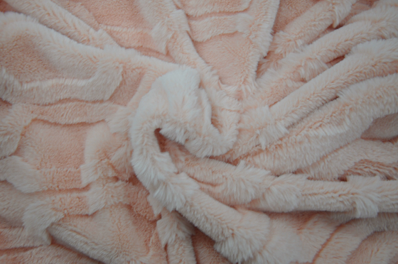 Suni Tavşan Kürk Kumaşı %100 Polyester 150cm CW Veya Ayarlanabilir