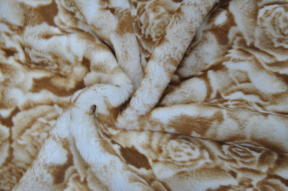 Suni Tavşan Kürk Kumaşı %100 Polyester 150cm CW Veya Ayarlanabilir