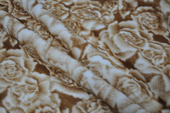 Suni Tavşan Kürk Kumaşı %100 Polyester 150cm CW Veya Ayarlanabilir