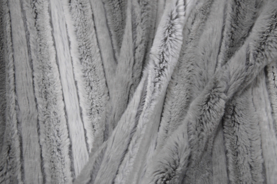 Baskılı İmitasyon Tavşan Kürk %100 Polyester 150cm CW Veya Ayarlanabilir