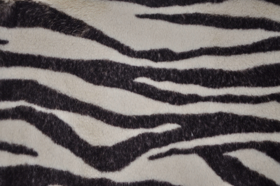 Baskılı İmitasyon Tavşan Kürk %100 Polyester 150cm CW Veya Ayarlanabilir