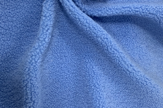 %100 Polyester 150cm CW Veya Ayarlanabilir 300gsm Suni Sherpa Kumaş