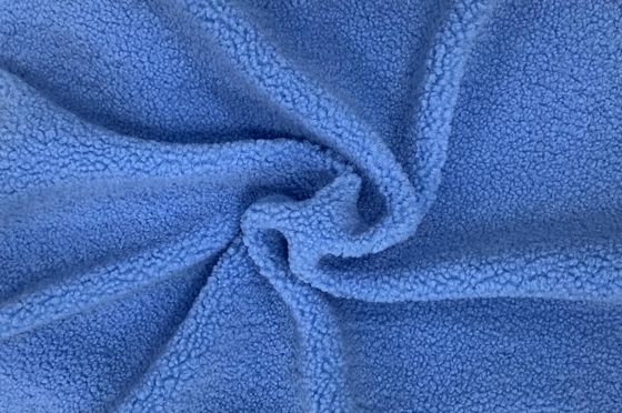 %100 Polyester 150cm CW Veya Ayarlanabilir 300gsm Suni Sherpa Kumaş