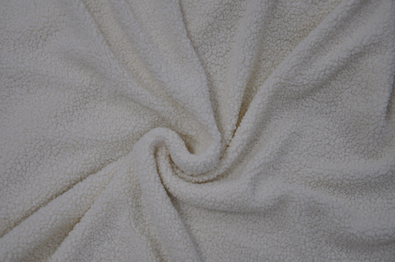 %100 Polyester 150cm CW Veya Ayarlanabilir 310gsm Suni Sherpa Kumaş
