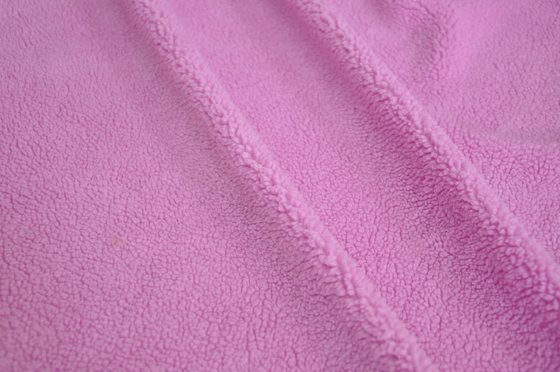 Pembe 150cm Yün Örme Mont ve Üst Giyim