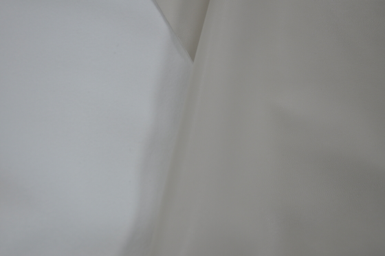 Beyaz Solid Faux PU 137cm Rejenere Deri Solid CLR