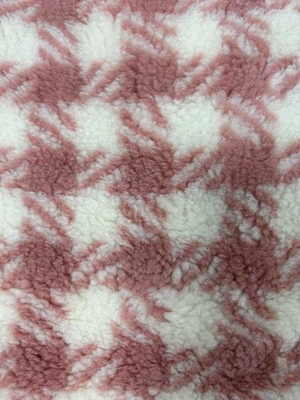 Jacquard % 100 Polyester Sherpa Kumaş 150cm Düzenlenebilir 400 GSM