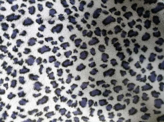 Eşsiz Moda İçin Lüks Leopar Baskı% 100 Polyester Kumaş