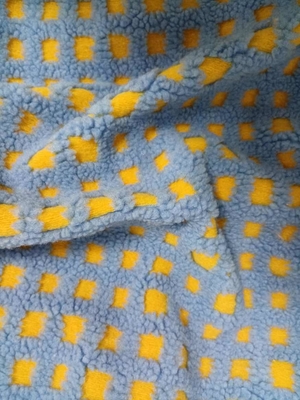 100% Polyester 150cm CW veya Düzenlenebilir Sahte Sherpa Kumaş