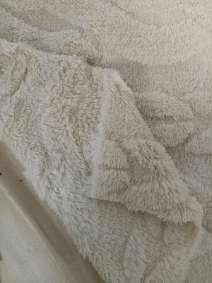 Kaki çift taraflı jacquard pamuk kadife&amp;300gm