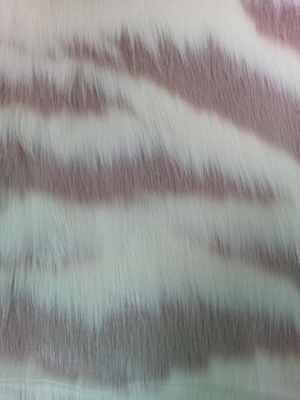 pembe beyaz 150cm uzun saç sahte kürk, sıcak ve lüks kış moda yaratmak