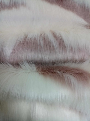 pembe beyaz 150cm uzun saç sahte kürk, sıcak ve lüks kış moda yaratmak