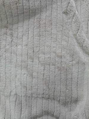 Dar kanatlı sahte tavşan kürkü kumaşı % 100 poliester 150cm CW veya ayarlanabilir